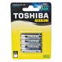 73.20018TB4  LR03 B4 Ministilo Alkalina Toshiba - AAA    Accessori Illuminazione