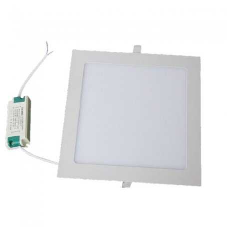 PS-FPL-SQ9  Faretto Incasso Slim LED Quadrato 9W / IP44 / 585 Lm Max / 145x145mm    Faretti Soffitto e Incasso