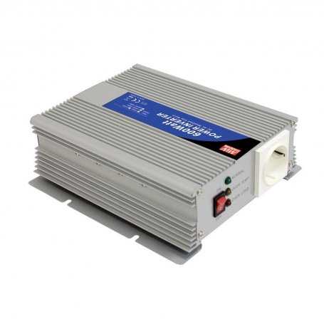 A301-600-F3  A301-600-F3 - Inverter MeanWell 600W - In 12V Out 220 VAC Onda Sinusoidale Modificata  Mean Well