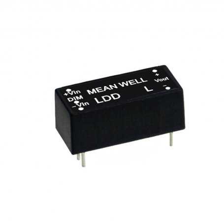 LDD-500L  LDD-500L - Convertitore DC/DC MeanWell - CC - 16W / 500mA - Ingresso 12VDC/24VDC  Mean Well  Alimentatori LED