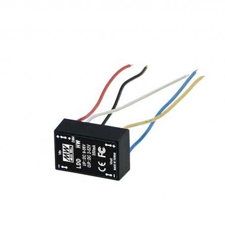 LDD-700HW  LDD-700HW - Convertitore DC/DC MeanWell - CC - 36W / 700mA - Ingresso 12VDC/24VDC/48VDC  Mean Well  Alimentatori LED