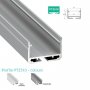 770.PAL.PT2510  Profilo Alluminio LED Piatto Illuminazione Zona Lavoro 18,1 x 27,4 mm - Modello PT2510  Profili Alluminio