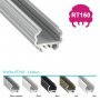 770.PAL.RT160  Profilo Alluminio LED Tondo - Modello RT160  Profili Alluminio