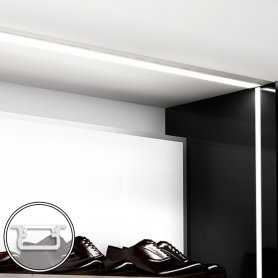 Custom LED Bar -100cm max - Recessed Profile B (9.3 x 21 mm) - Medium/High Brightness