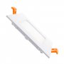 562.06.QB06  Faretto SuperSlim LED Quadrato 6W / IP20 / 120x120mm  Power-Supply  Faretti Soffitto e Incasso