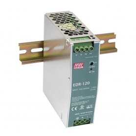 EDR-120  EDR-120 Alimentatore DIN RAIL Mean Well 120W  Mean Well  Alimentatori Guida DIN