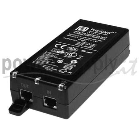 PSA16U-480(POE)  PSA16U-480(POE) - POE Midspan Injector Phihong - 16W - 1 Porta  Phihong  PoE Power