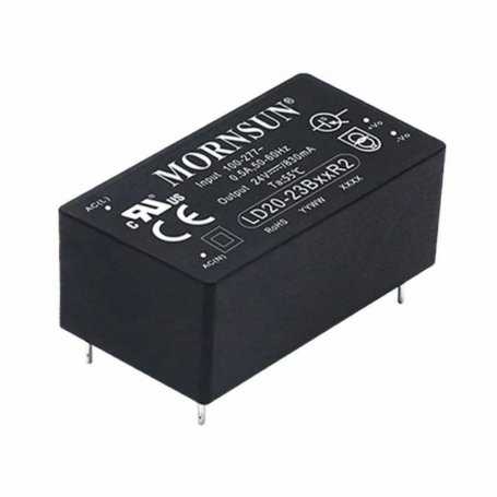 LD20-23BxxR2  LD20-23BxxR2 - Alimentatore AC/DC Mornsun - 20W - Tensioni di Uscita 3.3V 5V 9V 12V 15V 24V - DIP  Mornsun  Ali...