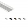 Flat LED Aluminum Profile for Bookshelf WIDE 9.3 x 43 mm - Model SOLOS