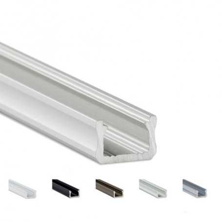 Aluminium LED Profil Flach MINI Unterbau 8 x 12 mm - Modell X