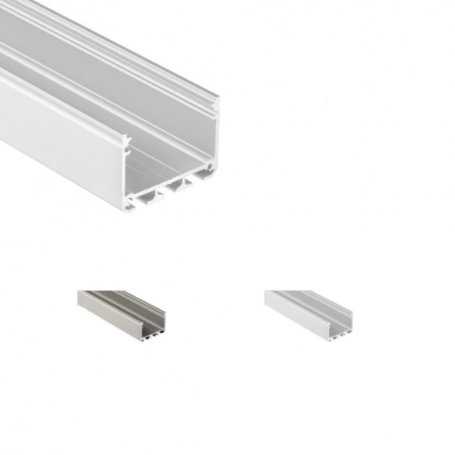 Aluminium LED Flachprofil Arbeitsbereich Beleuchtung 43 x 30 mm - Modell ILEDZ