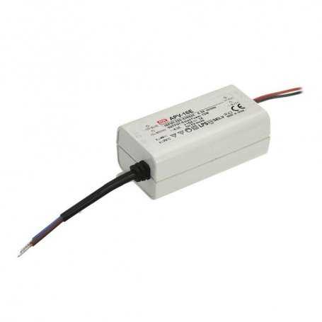 APV-16E MeanWell LED Power Supply 16W Constant Voltage CV IP42 Voltages 5V 12V 15V 24V