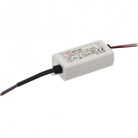 APV-8E MeanWell LED Power Supply 8W Constant Voltage CV IP42 Voltages 5V 12V 24V