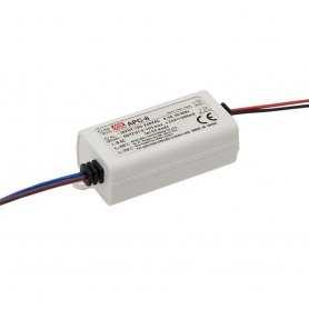 APC-8 MeanWell Alimentation LED 8W Courant Constant CC IP42 Courants 250mA  350mA  500mA  700mA