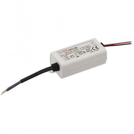 APC-8E MeanWell Alimentation LED 8W Courant Constant CC IP42 Courants 250mA  350mA  500mA  700mA