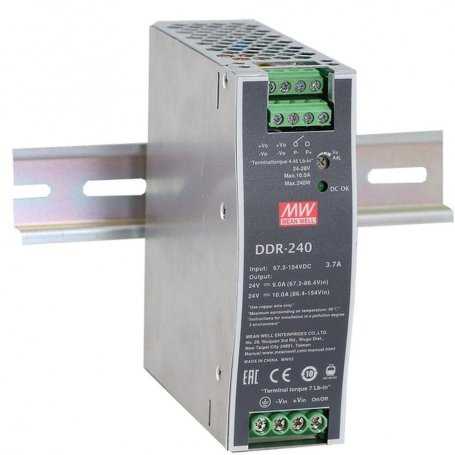 DDR-240 - Meanwell - Convertidor dc-dc 240W - Voltajes 24V 48V