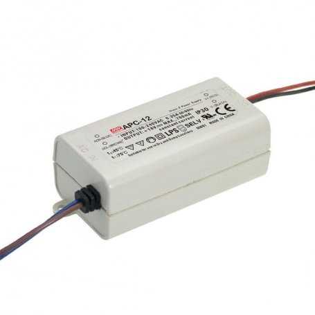 APC-12E MeanWell LED Power Supply 12W Constant Current DC IP42 Currents 350mA 700mA