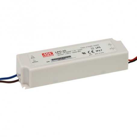 LPC-35 Meanwell Alimentation LED 35W Courant Constant CC IP67 Courants 700mA  1050mA  1400mA