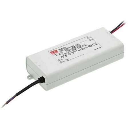 PLD-60 Meanwell Alimentation LED 60W Courant Constant CC 500mA  700mA  1050mA  1400mA  1750mA  2000mA  2400mA