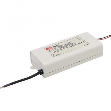 PCD-40 Meanwell LED Power Supply 40W Constant Current DC Currents 350mA 500mA 700mA 1050mA 1400mA 1750mA