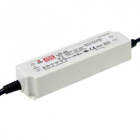 LPF-40 Meanwell - 40W LED Power Supply - Constant Voltage CV Constant Current CC