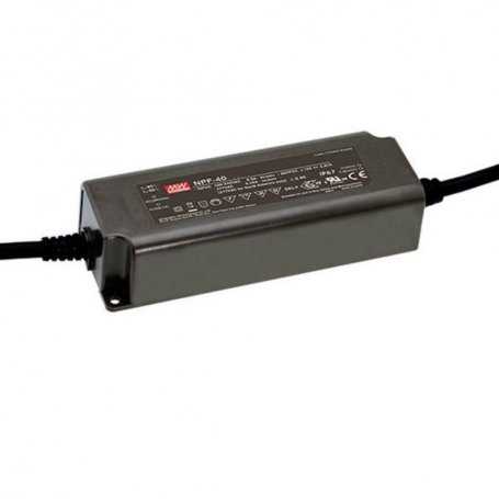 NPF-40D Meanwell - 40W LED Power Supply - DC - Currents 760mA 840mA 960mA 1120mA 1340mA 1670mA 2000mA 2670mA 3340mA