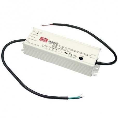 HLG-80H Meanwell - 80W LED Power Supply - Constant Voltage CV Constant Current CC