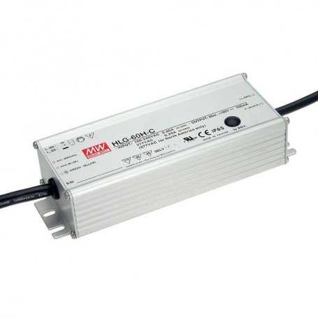 HLG-60H-C Meanwell Fuente de alimentación LED 60W Corriente constante CC Corrientes 350mA 700mA