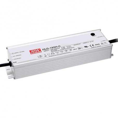 HLG-185H-C Meanwell Alimentation LED 185W Courant Constant CC Courants 500mA  700mA  1050mA  1400mA