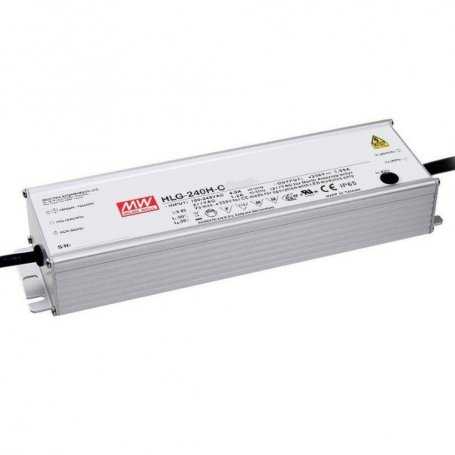 HLG-240H-C Meanwell LED Power Supply 240W Constant Current DC Currents 700mA 1050mA 1400mA 1750mA 2100mA