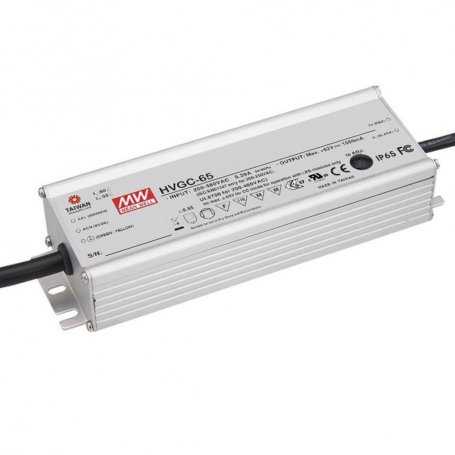 HVGC-65 Meanwell Alimentatore LED 65W Corrente Costante CC Correnti 350mA  500mA  700mA  1050mA