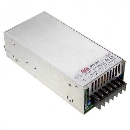 HRP-600 - Fuente de alimentación Mean Well - Boxato 600W - Tensiones 3.3V, 5V, 7.5, 12V, 15V, 24V, 36V, 48V