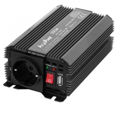 IRS300 - Alcapower - Modified Sine Wave Inverter 300W - Out 220 VAC