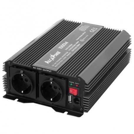 IRS1000 - Alcapower - Modified Sine Wave Inverter 1000W - Out 220 VAC