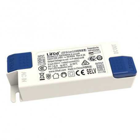 LF-GIF040YA(H) - LifUD LED Power Supply - 40W - 1000mA Constant Current DC