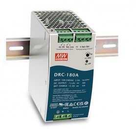 DRC-180 Mean Well - Alimentation rail DIN 180W - Tensions 13.8V et 27.6V