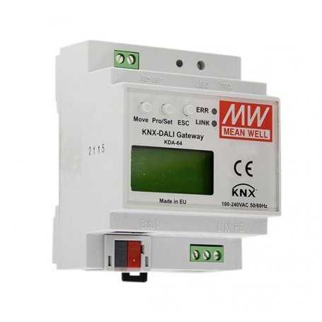 KDA-64 Gateway KNX-DALI Mean Well