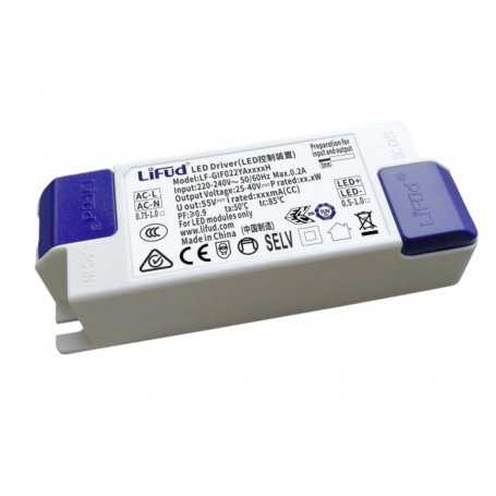 LF-GIF022YA - Alimentatore LED Lifud senza flicker - 22W - da 400 a 500mA Corrente Costante CC