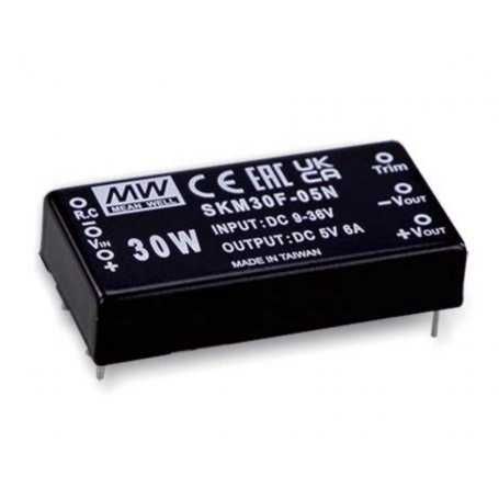 SKM30-N - Convertitore DC/DC Mean Well - 30W - 2''x1'' - ultrawide