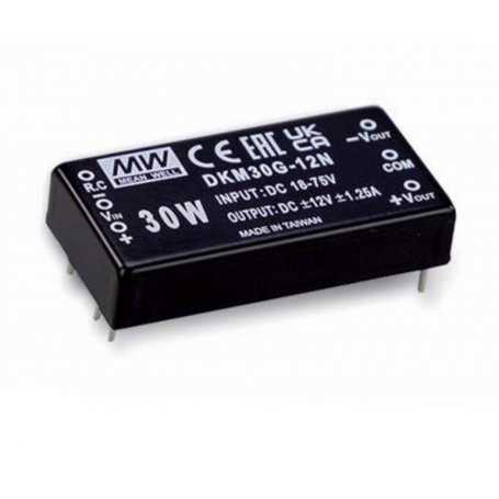 DKM30-N - Convertitore DC/DC Mean Well - 30W - 2''x1'' - ultrawide