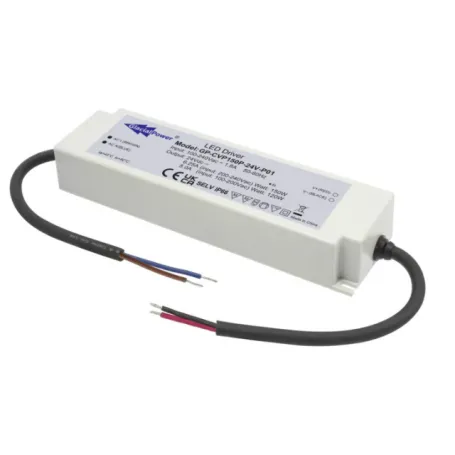 CVP150P-P01 Alimentatore LED Glacial Power 150W - Tensione Costante CV - 12V, 24V, 36V, 48V