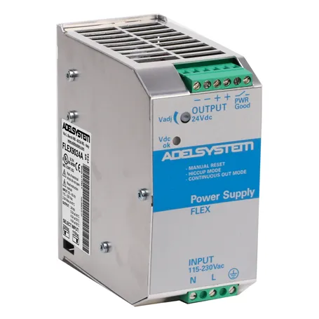 FLEX9024B Alimentatore Adelsystem Din Rail 120W 24V Input 380 VAC