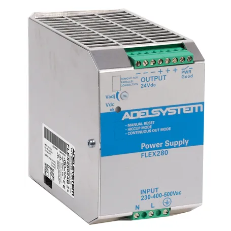 FLEX28024B Alimentatore Adelsystem Din Rail 330W 24V Input 380 VAC