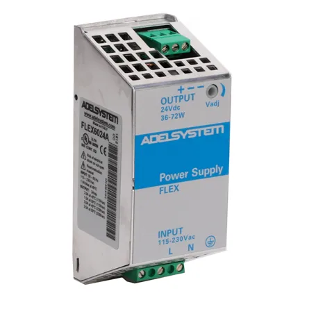 FLEX6024A Alimentatore Adelsystem Din Rail 60W 24V Input 110/220 VAC