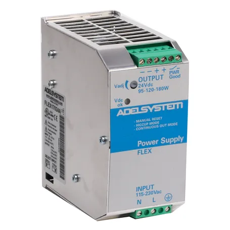 FLEX17024B Alimentatore Adelsystem Din Rail 180W 24V Input 380 VAC