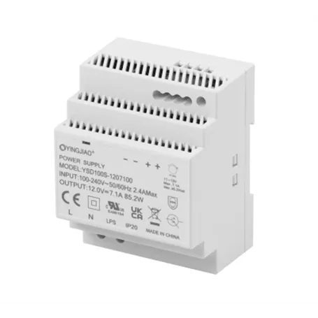 YSD60S Yingjiao - DIN rail power supply 60W - Voltages 5V, 12V, 15V, 24V, 48V