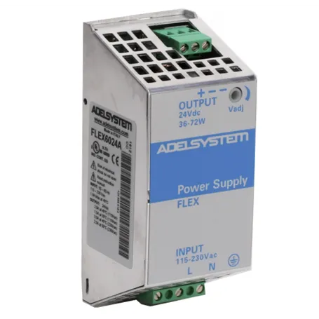 FLEX6012A Power Supply Adelsystem Din Rail 60W 12V Input 110/220 VAC