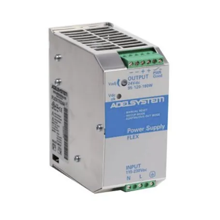 FLEX17012A Alimentatore Adelsystem Din Rail 170W 12V Input 110/220 VAC