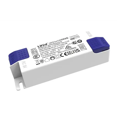 LF-GIF018YS - Flicker-free Lifud LED Power Supply - 18W - from 350 to 500mA Constant Current DC