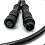 Extension with M12 2 Pin Connector - IP67 - Male + Female (1m + 1m)